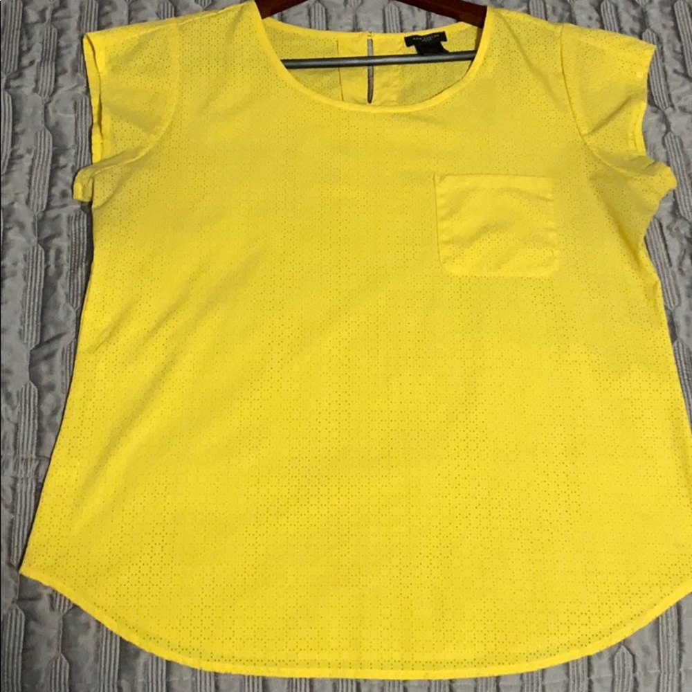 Yellow Ann Taylor Blouse